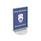 Azar Displays Two-Sided Revolving Acrylic Sign Holder, 8.5inW x 11inH, 2PK 108554 - alternate 2